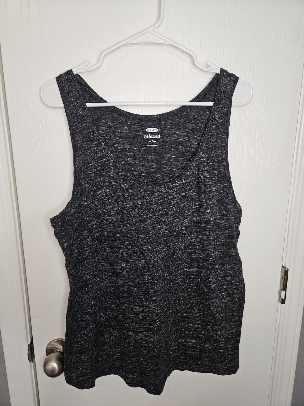 Old Navy Charcoal Marled Relaxed Tee